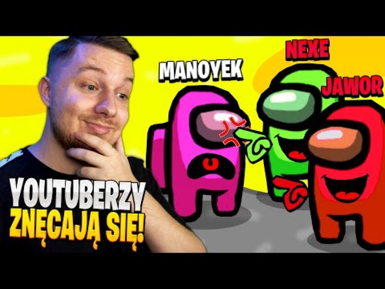 AMONG US, ale YOUTUBERZY się ZNĘCAJĄ nade mną ... (wszyscy vs ja!)