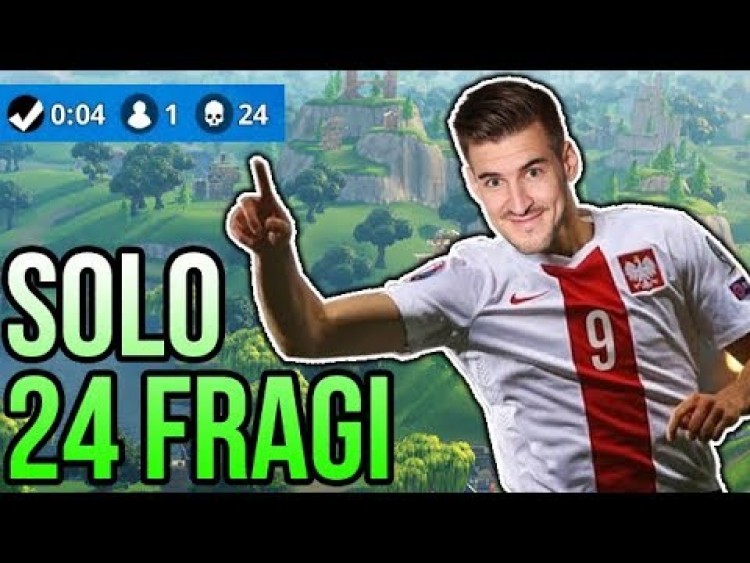 REKORD POLSKI SOLO W FORTNITE! 24 KILLE!