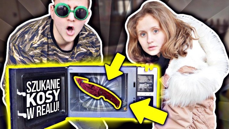SZUKANIE KOSY W REALU Z SIOSTRĄ!