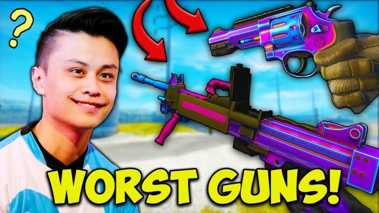 When PRO PLAYERS use WORST GUNS in CS:GO!