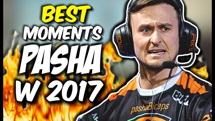 PASHA NAJLEPSZE AKCJE W 2017 ROKU !!! (ACE, CLUTCH 1vs4, AWP GOD) - CSGO BEST MOMENTS
