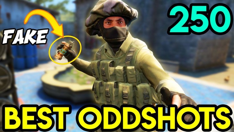 SMARTEST FAKE nade ! - BEST ODDSHOTS CS:GO #250