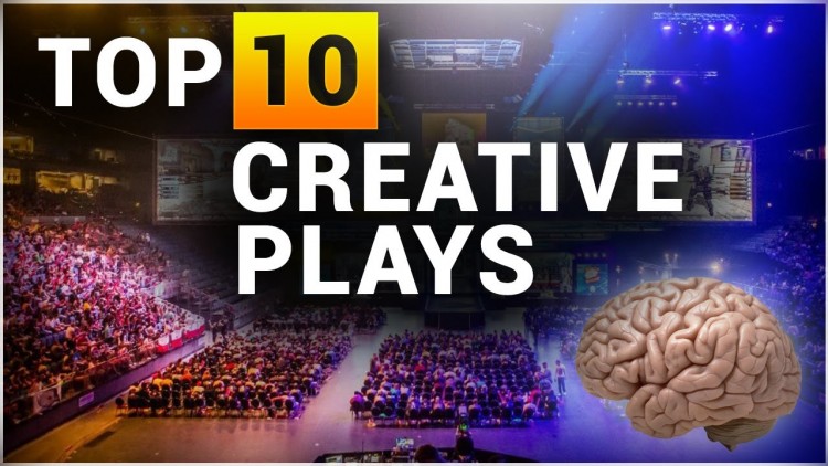 PRO CS:GO PLAYERS TOP 10 CREATIVE PLAYS