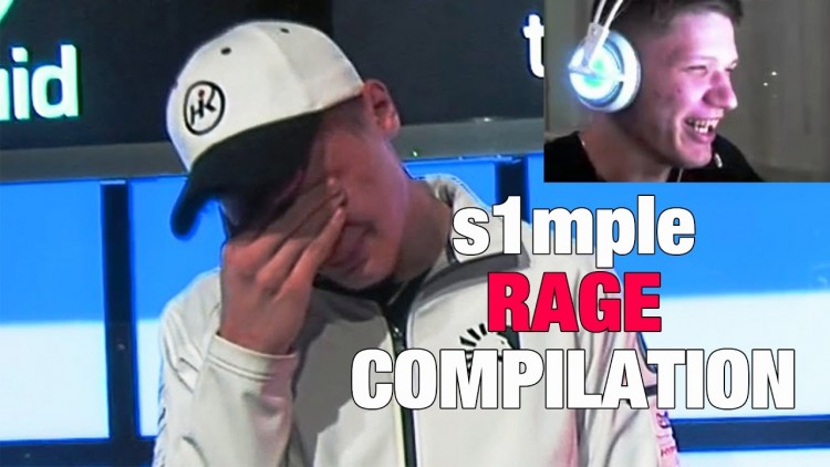 s1mple RAGE compilation, toxic moments [CS:GO]