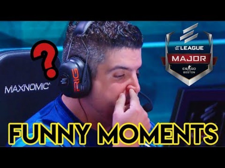 ELEAGUE BOSTON MAJOR 2018 - FUNNY MOMENTS & FAILS CS:GO