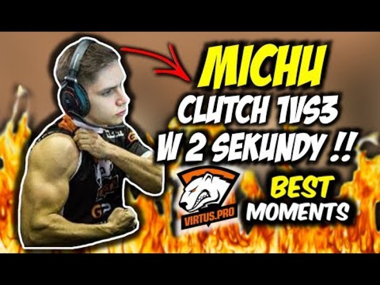MichuBICPES WYGRYWA CLUCTHA 1vs3 W 2 SEKUNDY !!! NEO CLUTCH GOD, AGO ECS - CSGO BEST MOMENTS