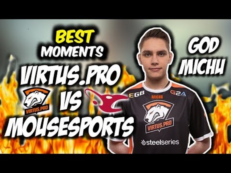 NIESAMOWITY MECZ VIRTUS.PRO VS MOUSESPORTS !!! MICHU GOD, SNAX CLUTCH 1vs2 - CSGO BEST MOMENTS