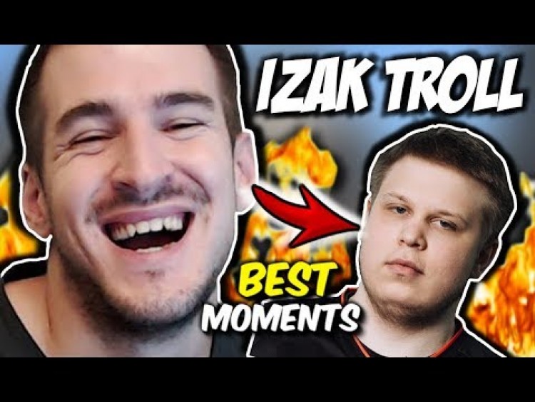 IZAK TROLLUJE NAWROTA I OPOWIADA HISTORIĘ Z LYSEM !!! LEH ON FIRE, CLUTCH 1vs5 - CSGO BEST MOMENTS