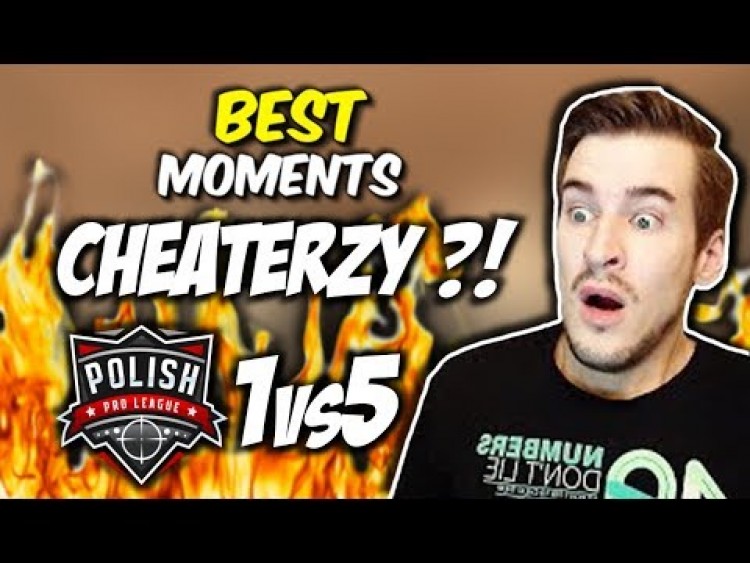 TEAM IZAK ROG GRA NA CHEATERÓW ?! FLASHBANG KILL, POLISH PRO LEAGUE, CLUTCH 1vs5 - CSGO BEST MOMENTS