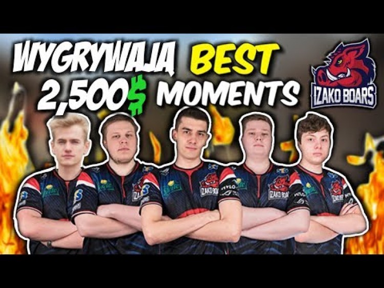 IZAKO BOARS WYGRYWA LANA I ZGARNIA 2500$ !!! AGO W FINALE - CSGO BEST MOMENTS