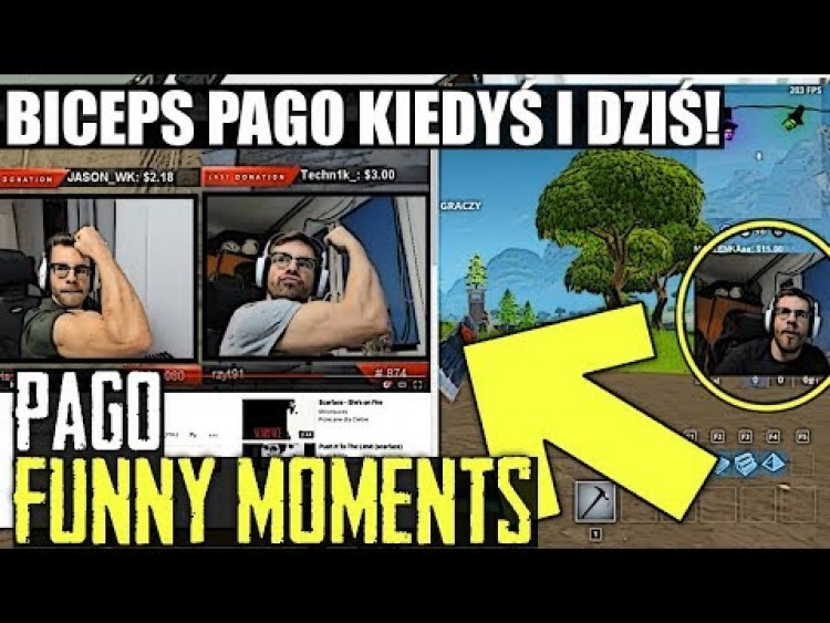 PAGO[BICEPS PAGO KIEDYŚ I DZIŚ! ;D/KOKOSZKA/PAGO VS FORTNITE/RAKOWE ROZBRAJANIE BOMBY/GRANAT!] [FM]
