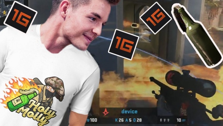 DEVICE BURNS IN HIS OWN MOLLY! JASONR NASTY 180 DEGREE FLICK! BEST OF TWITCH CS:GO #220