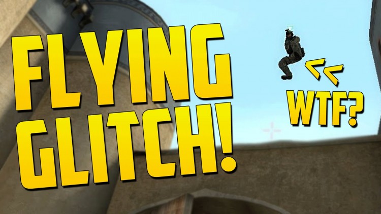 FLYING AROUND THE MAP! - CS GO Funny Moments in Competitive