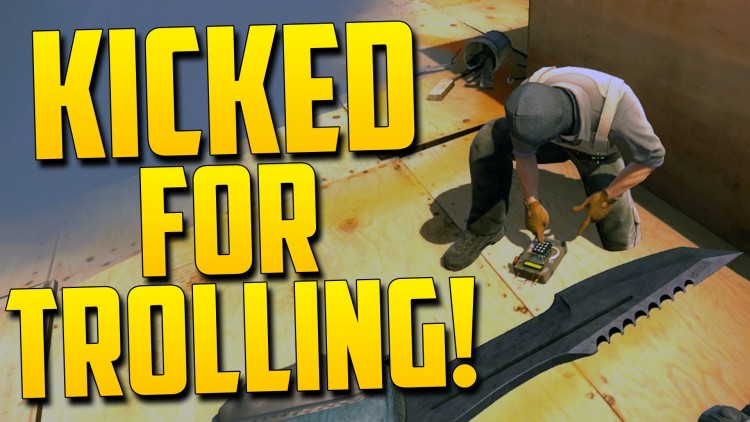 KICKED FOR TROLLING! - CS GO Funny Moments in Competitive