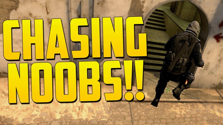 CHASING NOOBS! - CS GO Funny Moments in Competitive