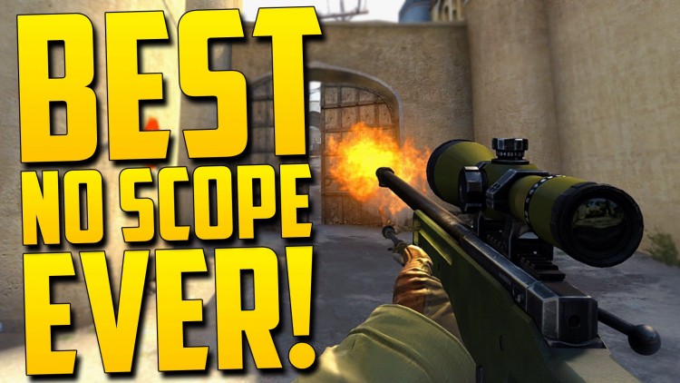 BEST NO SCOPE EVER!! - CS GO Funny Moments in Competitive