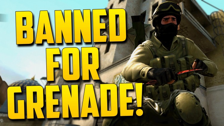BANNED BY GRENADE! - CS GO Funny Moments in Competitive