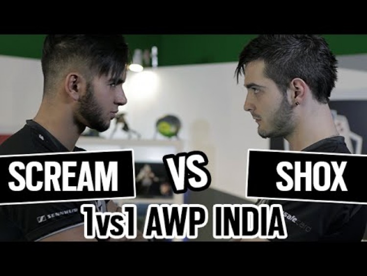 SHOX vs SCREAM 1vs1 AWP INDIA #CSGO [ENGLISH SUB]