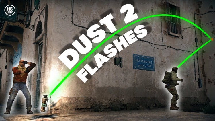 Top 30 Useful Flashes on DUST 2 ★ CS:GO [2018]