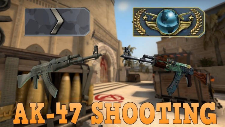 Silver 1 to Global Elite ★ AK-47 Shooting
