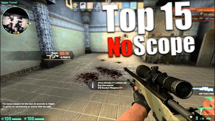 Top 15 No Scope Kills ft. Kennys, Shroud, Olofmeister (CS:GO)
