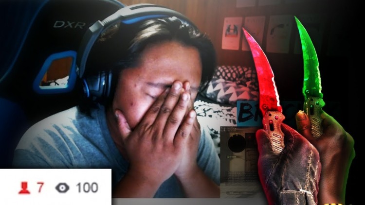 Giving High Tier Knives To Small Streamers