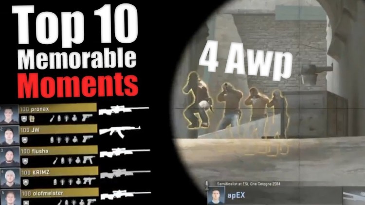 Top 10 MEMORABLE Moments in (CS:GO)