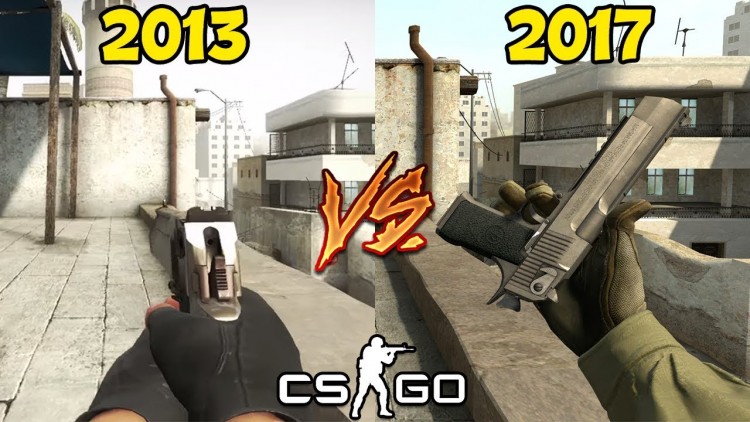 CS:GO 2013 VS 2017