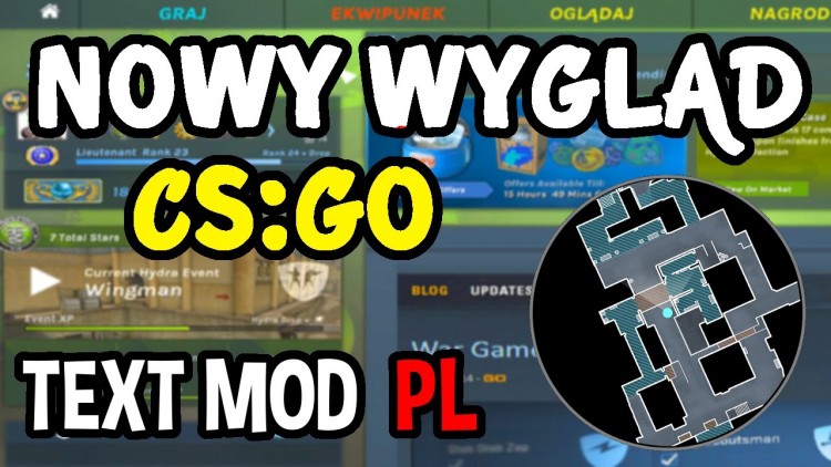 ZMIEŃ WYGLĄD I KOLORY w CS:GO - Kolorowy CS:GO z Forever Text Mod