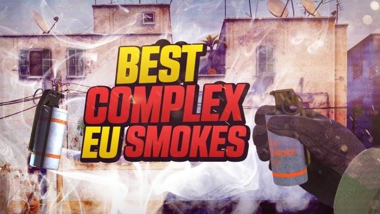 CS:GO - WHEN PROS THROW EU SMOKES (DIFFICULT SMOKES)
