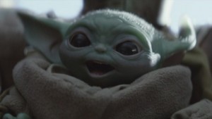 Gracz Baby Yoda